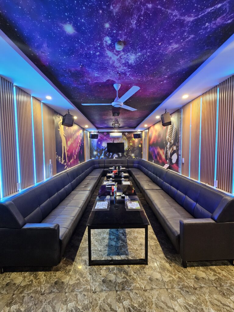다낭 가라오케 긴 구조 VIP룸 Danang long style karaoke VIP room