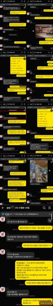 다낭P플러스 2인 일주일 다낭밤문화 귀국 재방문 의사 패스트트랙 만족 카카오톡 2026년 3월